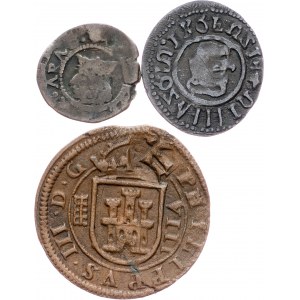 Spain, Lot of 3pcs