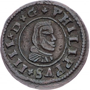 Spain, 16 Maravedis 1663