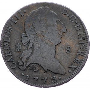 Spain, 8 Maravedis 1773