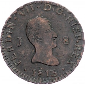 Spain, 8 Maravedis 1813