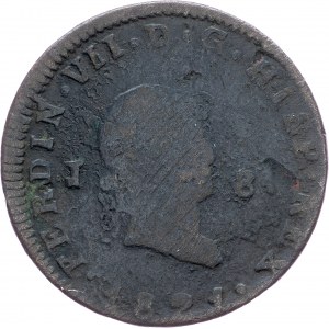 Spain, 8 Maravedis 1821