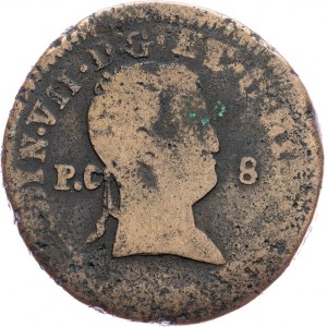 Spain, 8 Maravedis 1823?