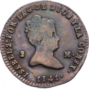 Spain, 2 Maravedis 1841