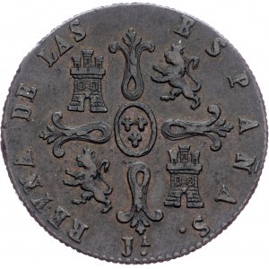 Spain, 8 Maravedis 1841