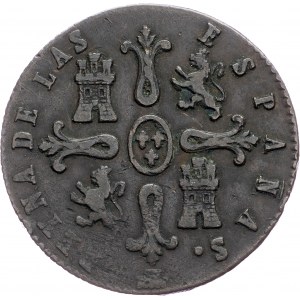 Spain, 8 Maravedis 1842