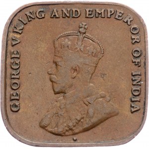 Straits Settlements, 1 Cent 1920, Calcutta