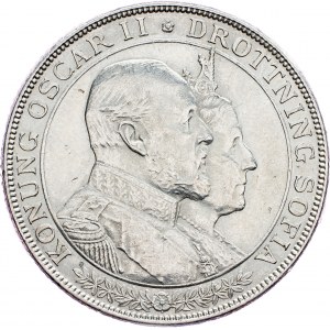 Sweden, 2 Kronor 1907