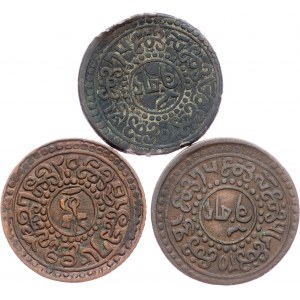 Tibet, Lot of 3pcs