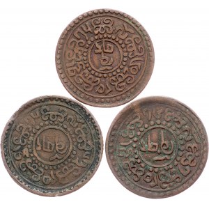 Tibet, Lot of 3pcs