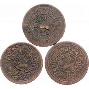 Tibet, Lot of 3pcs