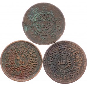 Tibet, Lot of 3pcs