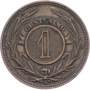 Uruguay, 1 Centesimo 1869