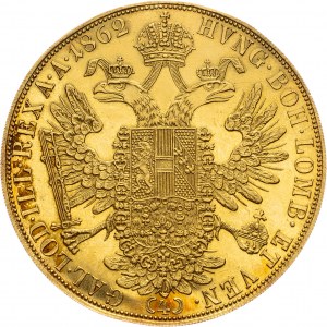 Franz Joseph I., 4 Dukat 1862, A, Vienna