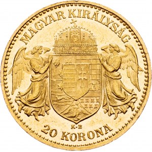 Franz Joseph I., 20 Korona 1905, KB, Kremnitz