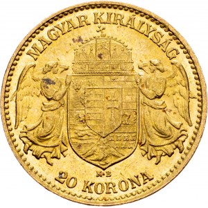 Franz Joseph I., 20 Korona 1914, KB, Kremnitz