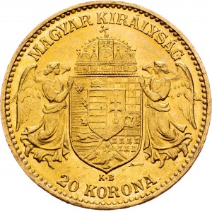 Franz Joseph I., 20 Korona 1914, KB, Kremnitz