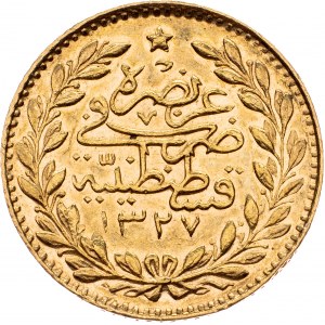 Ottoman Empire, 25 Kurus 1327 (1914)