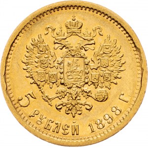 Russia, 5 Rubles 1898