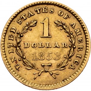 USA, 1 Dollar 1853