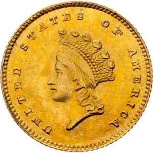USA, 1 Dollar 1854