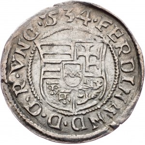 Ferdinand I., Denar 1534, KB, Kremnitz