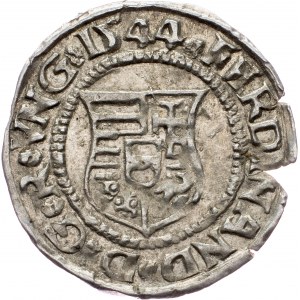 Ferdinand I., Denar 1544, KB, Kremnitz