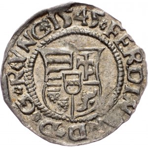 Ferdinand I., Denar 1545, KB, Kremnitz