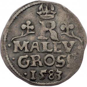 Rudolph II., Maley Groschen 1583, Prague - RARE !