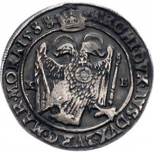 Rudolph II., 1 Thaler 1588, KB, Kremnitz