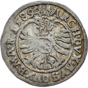 Rudolph II., Weissgroschen 1589, Budweis