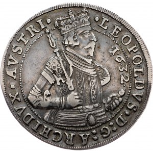 Archduke Leopold V., 1/2 Thaler 1632, Hall