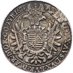 Ferdinand II., 1 Thaler 1631, KB, Kremnitz