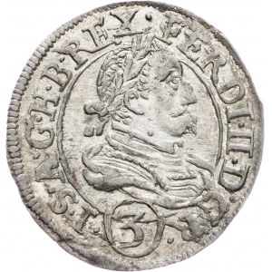 Ferdinand III., 3 Kreuzer 1637, Graz