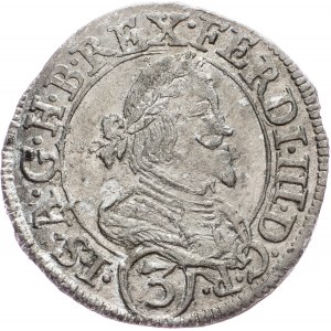 Ferdinand III., 3 Kreuzer 1638, Graz