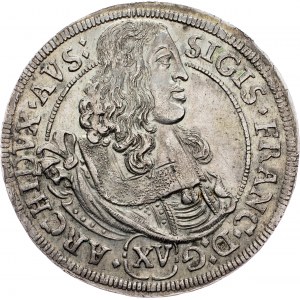 Archduke Sigismund Franz, 15 Kreuzer 1664, Hall