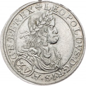 Leopold I., 15 Kreuzer 1664, Vienna