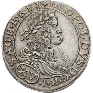 Leopold I., 15 Kreuzer 1664, Vienna