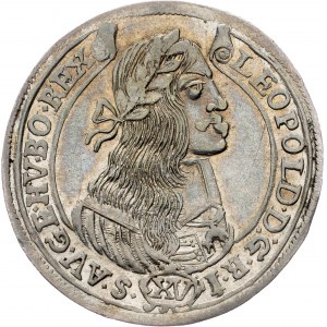 Leopold I., 15 Kreuzer 1665, KB, Kremnitz