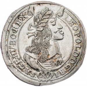 Leopold I., 15 Kreuzer 1665, KB, Kremnitz