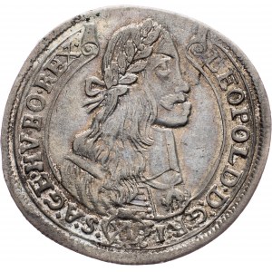 Leopold I., 15 Kreuzer 1674, KB, Kremnitz