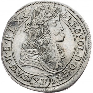 Leopold I., 15 Kreuzer 1678, KB, Kremnitz