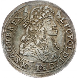 Leopold I., 15 Kreuzer 1678, KB, Kremnitz