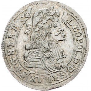 Leopold I., 15 Kreuzer 1681, KB, Kremnitz