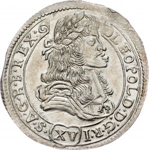 Leopold I., 15 Kreuzer 1681, KB, Kremnitz