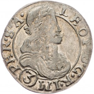 Leopold I., 3 Kreuzer 1682, CK, Kuttenberg