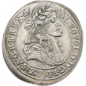 Leopold I., 15 Kreuzer 1682, KB, Kremnitz