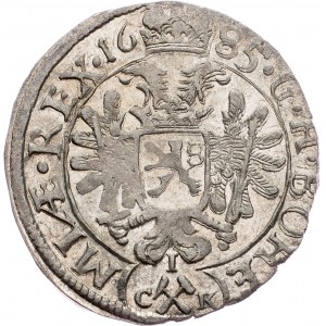 Leopold I., 3 Kreuzer 1685, CIK, Kuttenberg