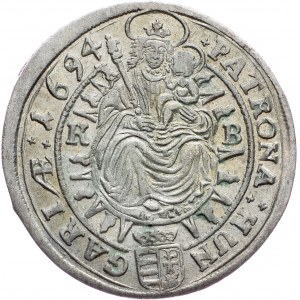 Leopold I., 3 Kreuzer 1694, KB, Kremnitz