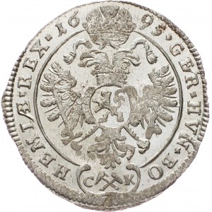 Leopold I., 3 Kreuzer 1695, CK, Kuttenberg