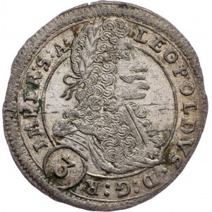 Leopold I., 3 Kreuzer 1700, GE, Prague